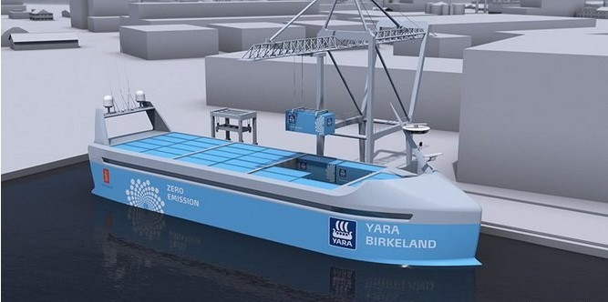 首艘全电无人货船2018年下水，无人驾驶热潮走进海洋