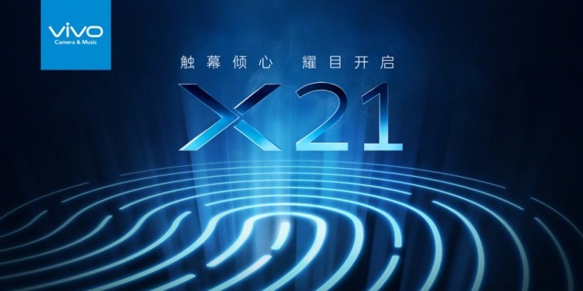 vivo公布X21新宣传海报：手机正面采用了流行“异形全面屏设计”
