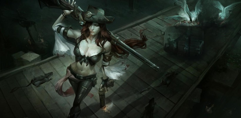 《英雄联盟》宇宙更新比尔吉沃特部分背景故事:"好运姐"插画美爆