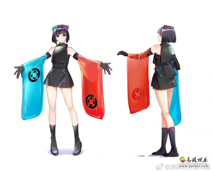 国内玩家设计拟人化Switch设定图“思薇琪”妹妹装扮融入和风元素