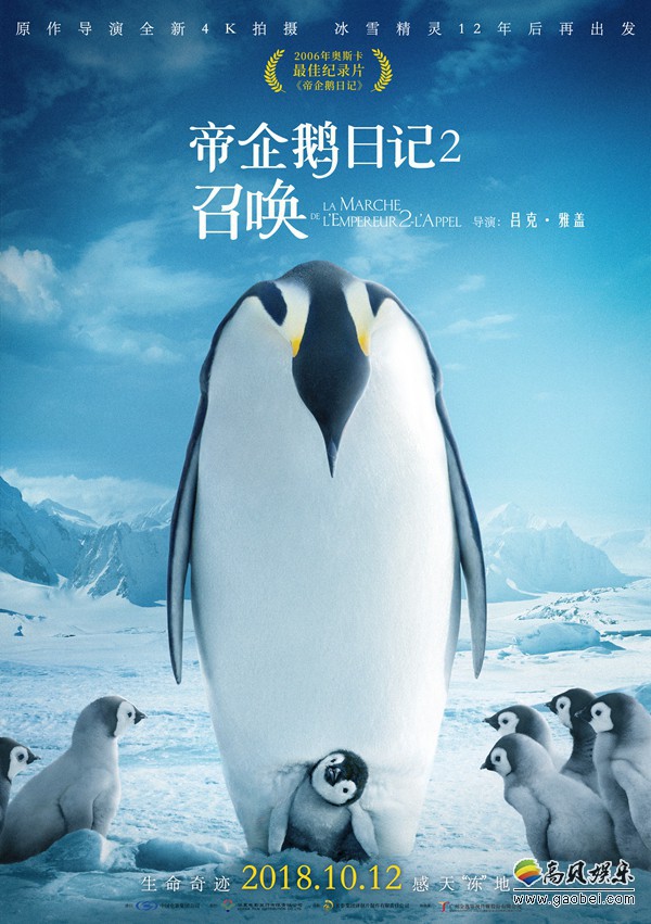 《帝企鹅日记2：召唤》发布终极海报终极预告：张歆艺配音萌动大银幕