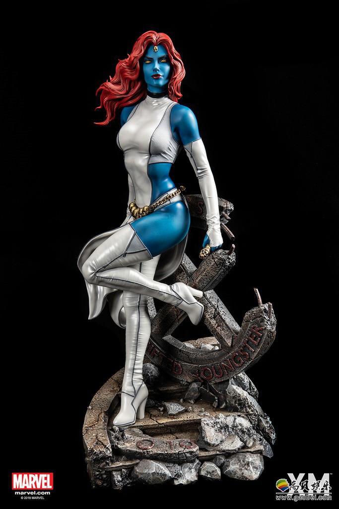 《X战警》魔形女1/4雕塑公布：皮革金属质感还原可谓是相当的出色