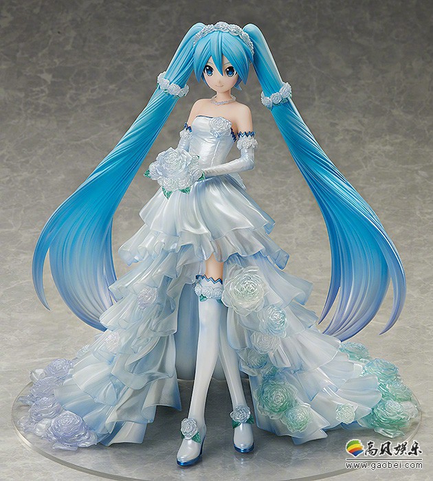 回顾贴初音未来婚纱手办公主殿下身着精美专属婚纱登场非常淑女