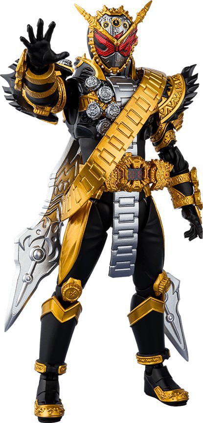 《假面骑士zi-o》逢魔时王造型形态shf玩具:金色压迫力及造型欲罢不能