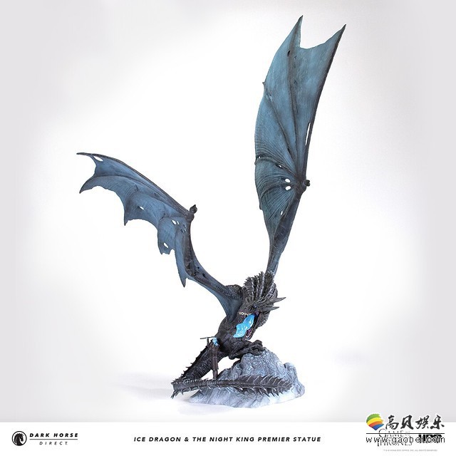 《权力游戏》新作"冰龙与夜王"全身雕像"尸鬼化"韦赛里昂展开双翼