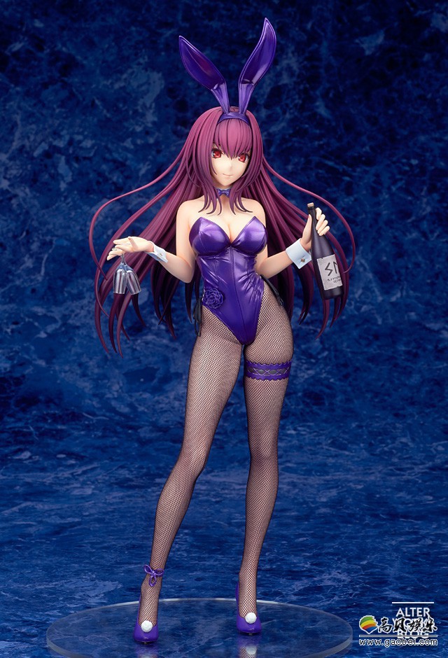 fategrandorderservant斯卡哈兔女郎手办兔女郎装网格丝袜