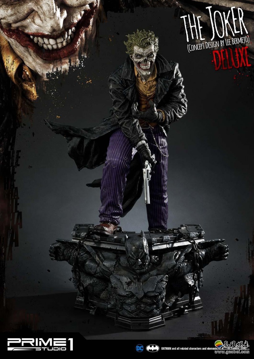 Prime 1 Studio小丑雕像公布：尽显癫狂与黑暗本色！造型狰狞兼具狂气