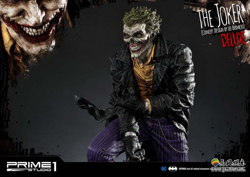 prime 1 studio小丑雕像公布:尽显癫狂与黑暗本色!造型狰狞兼具狂气