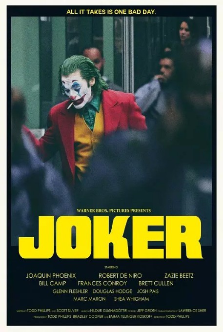 《小丑》电影登上外媒《Total Film》封面，官方公布《小丑》电影剧照图