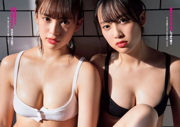 日本双胞胎妹子！不仅是双胞胎而且是混血，这样的属性在写真界少之又少