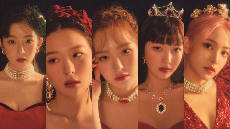 Red Velvet个唱即将唱响，SM发布5名成员宣传照，各式红裙演绎复古性感