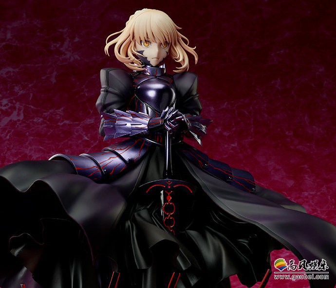 fatestaynight十五周年黑saber手办帅气无比的黑暗从者完美展现