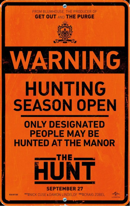 大逃杀类型片《The Hunt》受到华纳《小丑》的鼓舞，环球准备释出该片