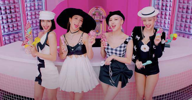 30日凌晨！BLACKPINK最新歌曲“Ice Cream”官方MV观看次数跨越一亿