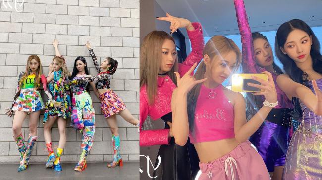 aespa女团各类打歌服成功引起粉丝的关注，纷纷表示想给SM造型师加鸡腿