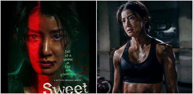《Sweet Home》李是英表现强力动作戏码，这个女战士角色真的太适合她