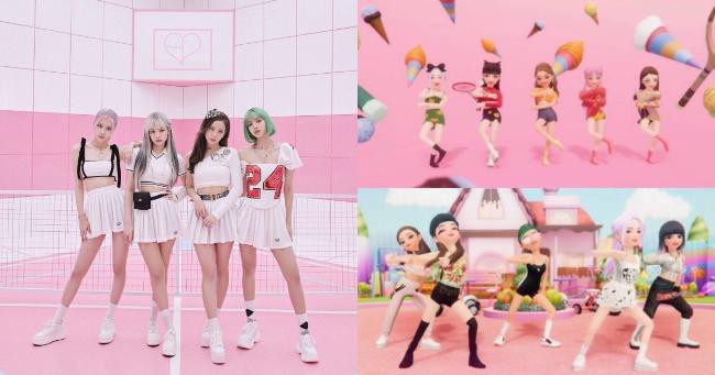 BLACKPINK女团“Ice Cream”人气超高！特别3D版动画MV观看次数出色