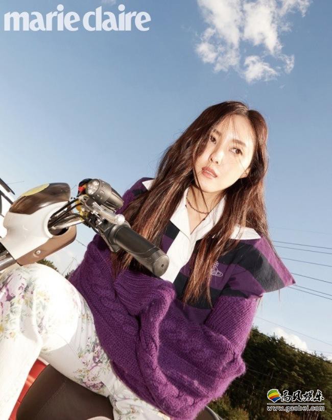 T-ara孝敏为某杂志最新一期拍摄写真照，本次风格主打暖色系厚重时尚感