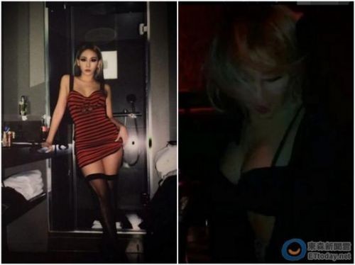CL在Instagram贴出于上海狂欢的影片