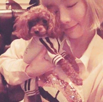 泰妍在自己的instagram上上传了一张照片