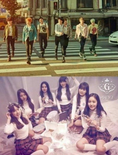 出道刚满1年的新人组合GFRIEND的人气也不容小觑