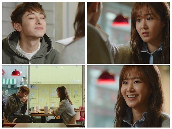 李洙赫及Yuri(少女时代成员)进行第一次约会的剧照 李洙赫及Yuri(少女时代成员)进行第一次约会的剧照