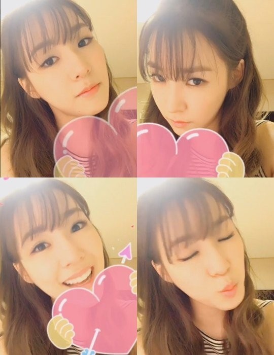少女时代Tiffany可爱的撒娇模样吸睛