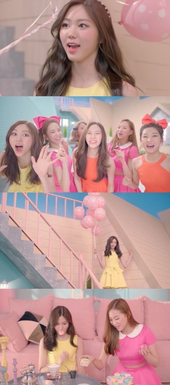 CUBE娱乐公开了旗下女团CLC新歌《High Heels》MV