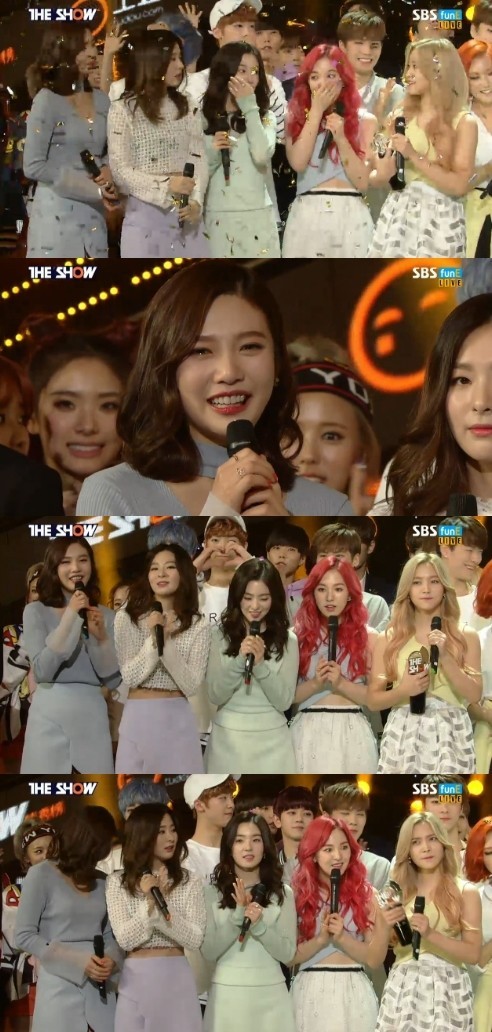 女团Red Velvet凭借《7月7日（One Of These Nights）》夺得冠军