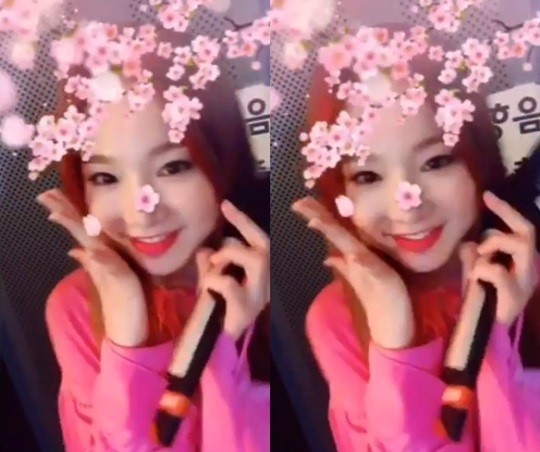 女团EXID成员率智上传自拍视频引粉丝们关注