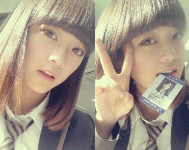 韩国女子组合I.O.I世静旧照片曝光，网友看完直呼可爱