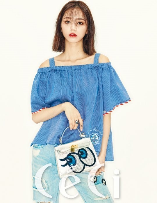 《CeCi》公开韩国女团Girl’s Day成员惠利拍摄的时尚写真