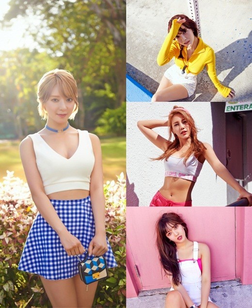 AOA智珉、草娥、惠晶、澯美公开新辑WEEK海报 变身可爱性感糖果女孩