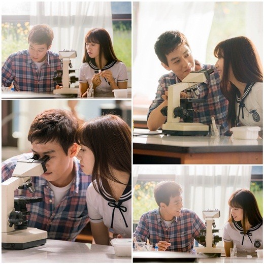 《Doctors》剧组公开金来沅和朴信惠在科学室甜蜜“约会”的剧照