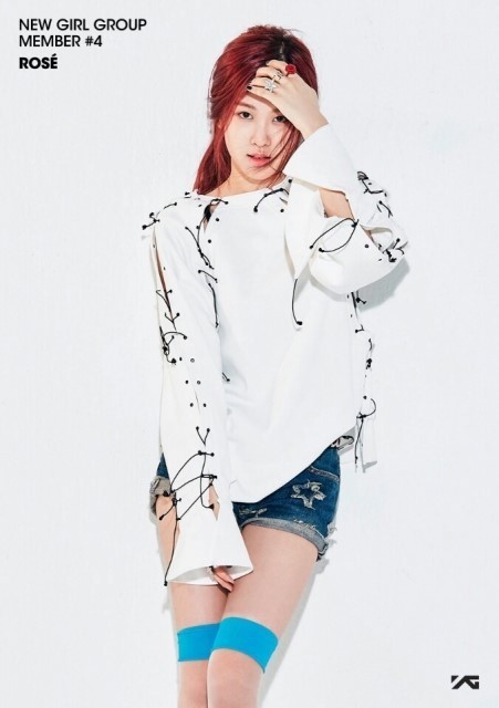 YG娱乐公开新女团第四位成员ROSÉ的照片 展示出众样貌十足个性