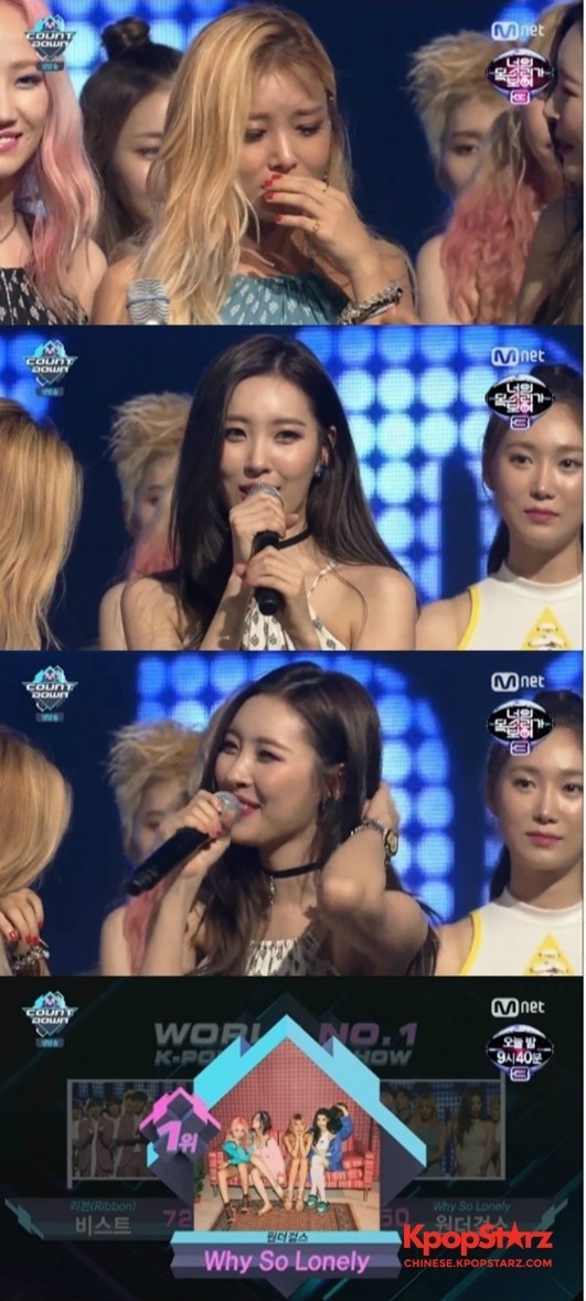 Wonder Girls得《M!Countdown》一位