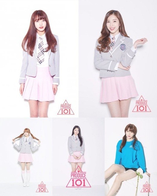 在Mnet女团选拔节目《PRODUCE 101》中落选