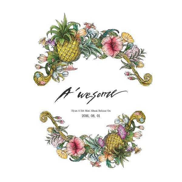 CUBE娱乐发布了泫雅第5张个人专辑《A’wesome》的预告照