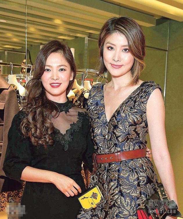 宋慧乔前晚在香港出席品牌在广东道专门店重新开幕酒会