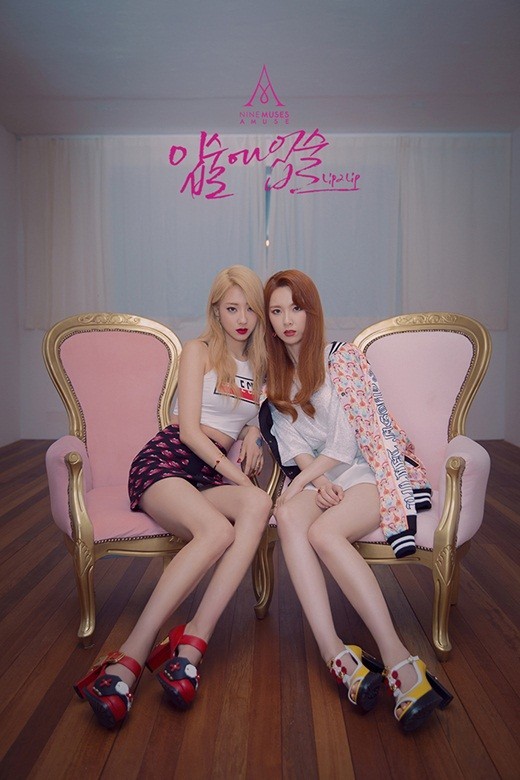 9muses四人小分队9MUSES A成员倞利、慧美封面照公开
