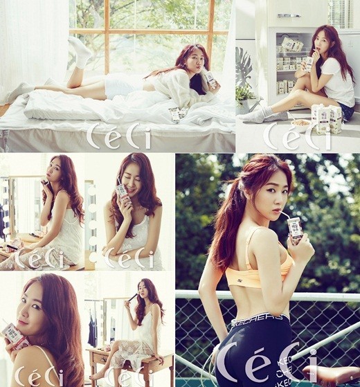 SISTAR成员昭宥携手某品牌为某时尚杂志拍摄的9月刊写真公开
