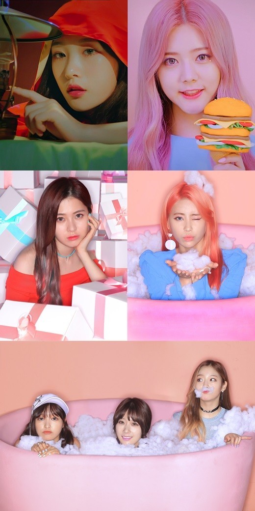 女团DIA第三张专辑《Spell》的成员个人预告片
