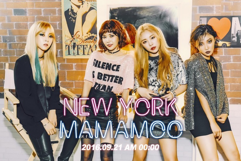 女团MAMAMOO公开了新专辑《New York》的概念照