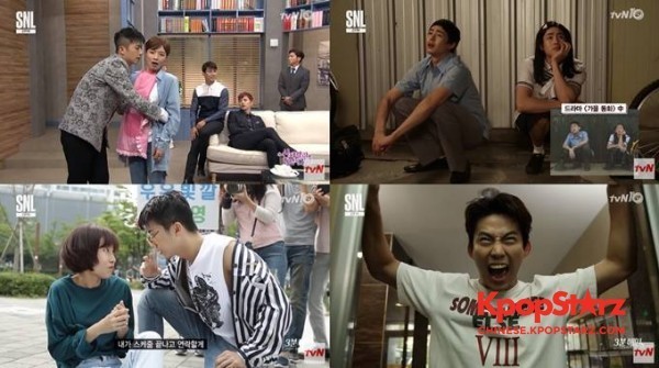 10日播出的综艺节目《SNL KOREA 8》邀请2PM演出