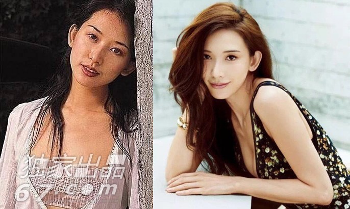 曾有媒体曝光了一组林志玲早年做模特时照片