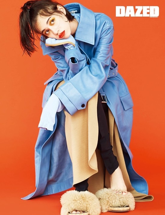 权志龙前绯闻女友水原希子登上韩国某杂志封面