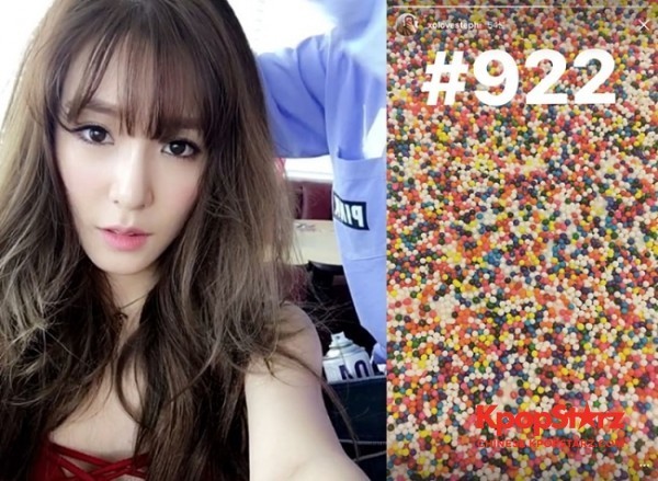 少女时代成员Tiffany更新个人INS为队友孝渊庆生