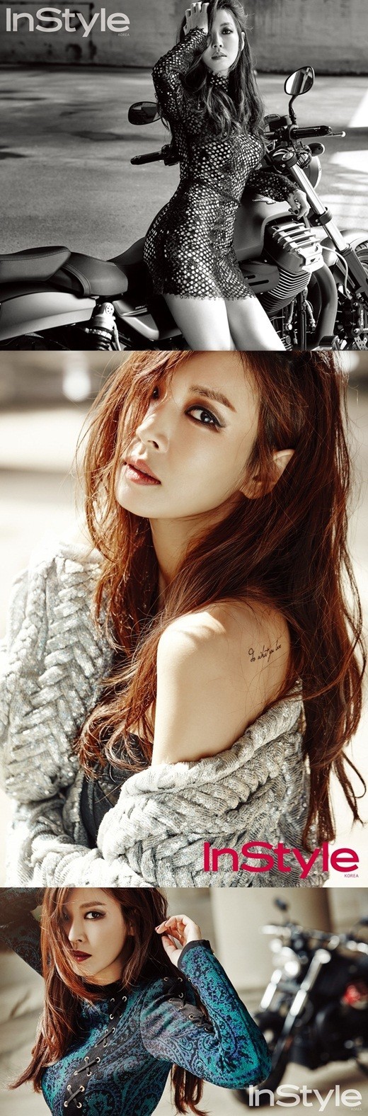 韩国演员金素妍携手某时尚杂志拍摄的写真公开