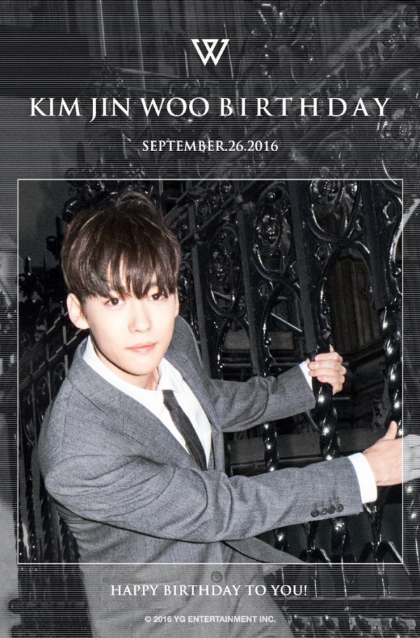 博客公开了一张旗下男团WINNER成员金秦禹的照片