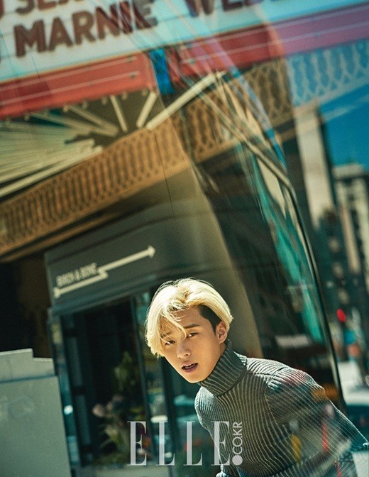 朴叙俊携手某时尚杂志在美国LA拍摄的10月刊写真公开